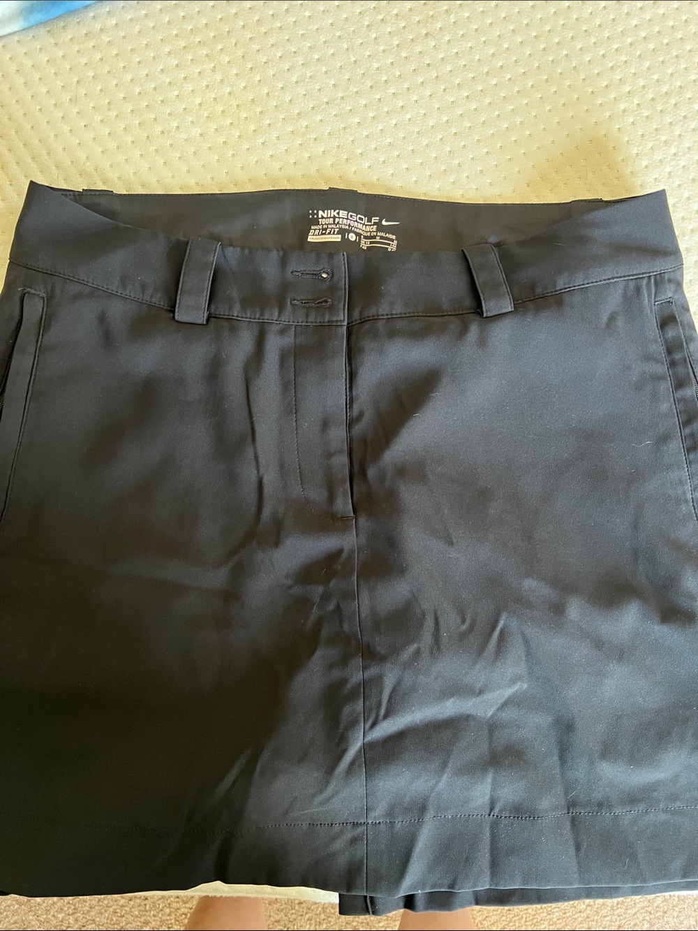 Nike Black Womens Performance Golf Skort